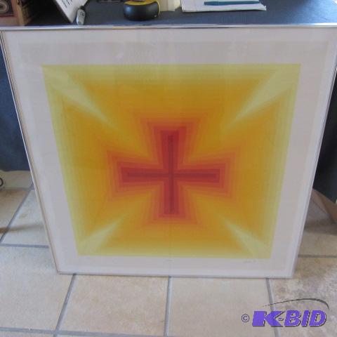 Framed Serigraph