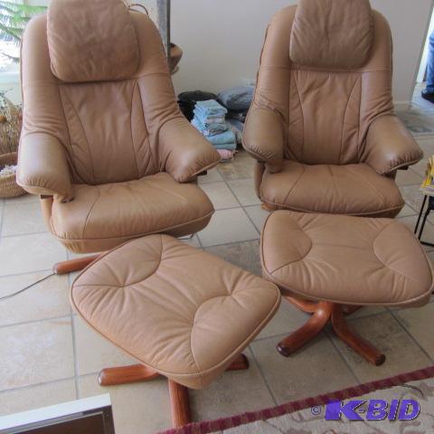 Hjellegjerde Leather Chairs