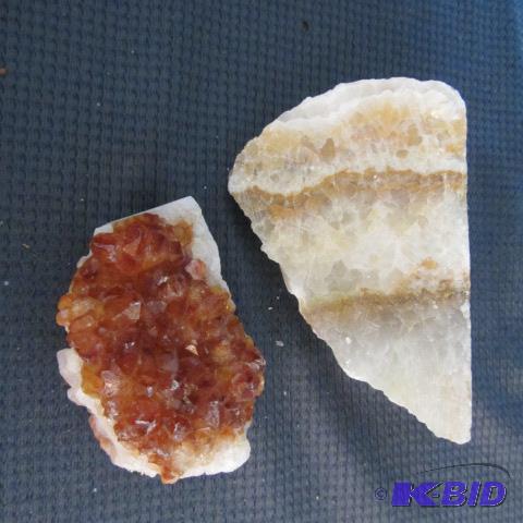 Amber & Layered Quartz