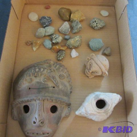 Clay mask, Beach Finds