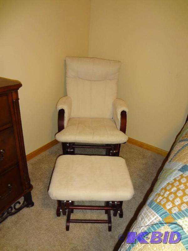 Glider and Foot Stool