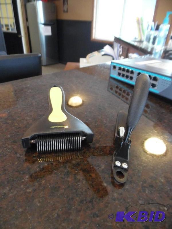 Dog Brush and Clippers