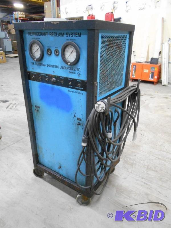 Van Steenburgh Labs Refrigerant Reclaim System. NO RESERVE