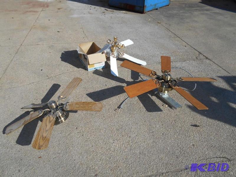 Three Ceiling Fans