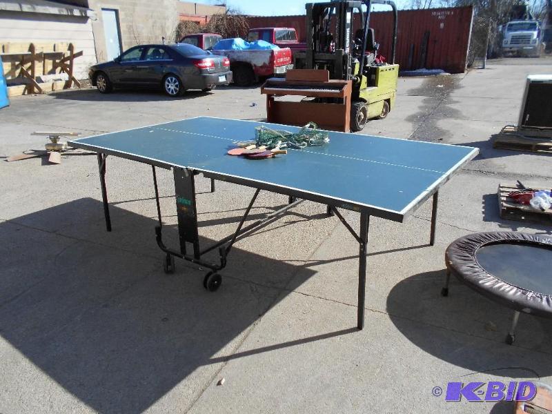 Prince Ping Pong Table and Accessories.