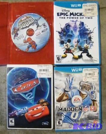Four Game Lot - There are two Nintendo Wii U ...