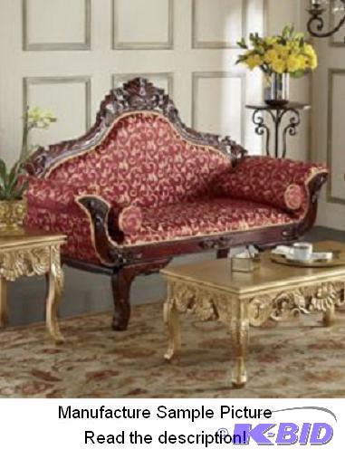 Unique Carved Loveseat - This is an elegant l...