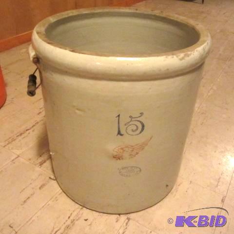Red Wing Union Stoneware #15 Crock