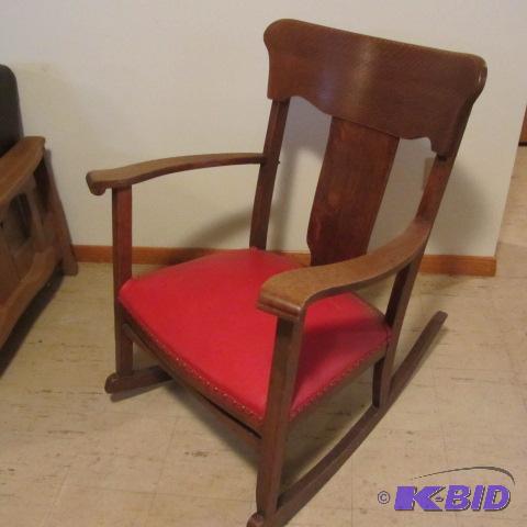 Antique Oak Rocker