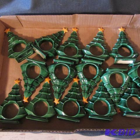 Lefton Tree Napkin Rings