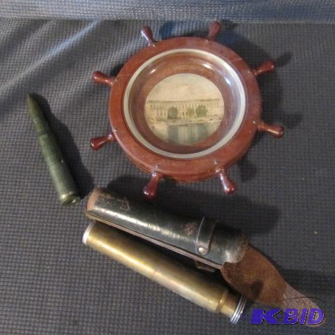 Brass Sighting Scope, Ashtray