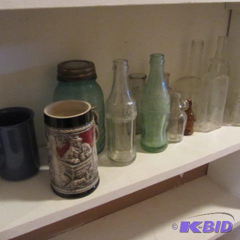 Soda Bottles, Canning Jar