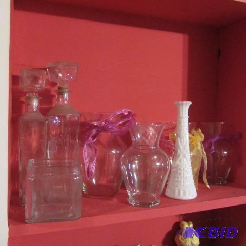 Glass Vases, Milk