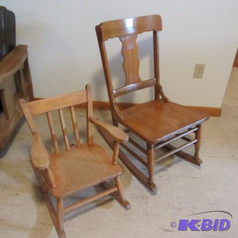 Oak Sewing & Toddlers Rocker