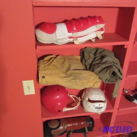 Vintage Hockey & Football Equipment