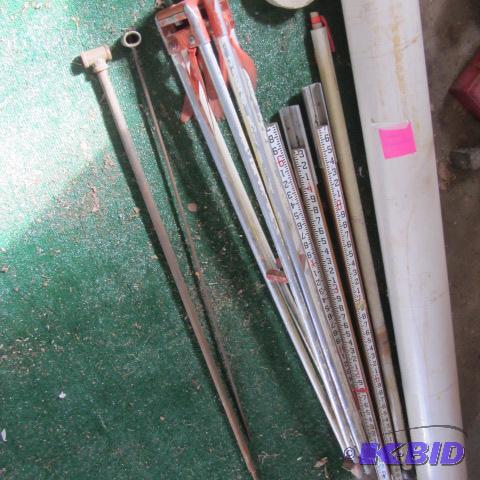 Surveyor Tripod, Measure Sticks
