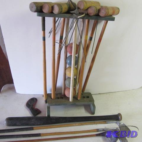 Croquet, Baseball, Golf