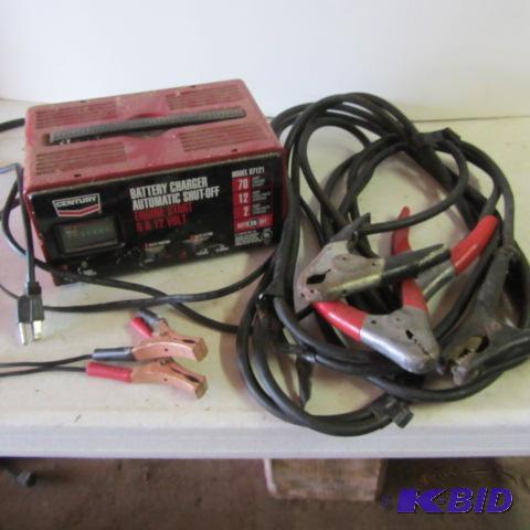 Battery Charger, Jumper Cables