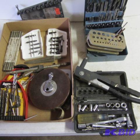 Drill Bits, Riveter, Lufkin Tape