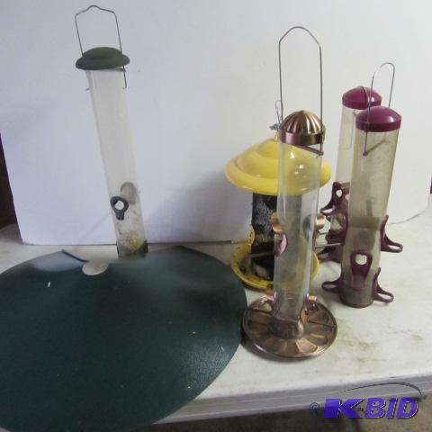 Bird Feeders & Shield
