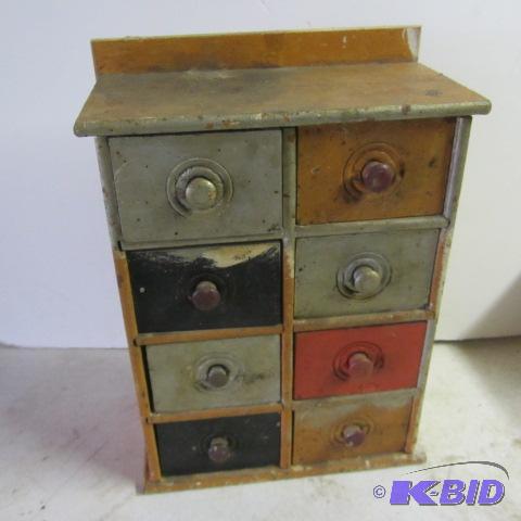 Vintage Sew Machine Drawers