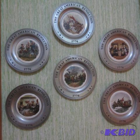 American Revolution Pewter Plates