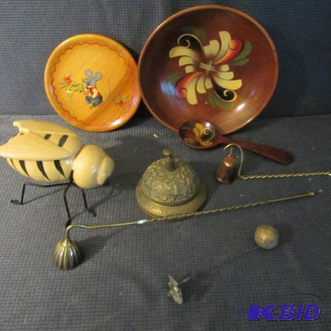 Honey Pot, Bell, Candle Snuffer