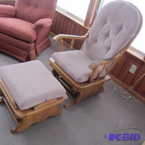 Platform Rocker & Ottoman