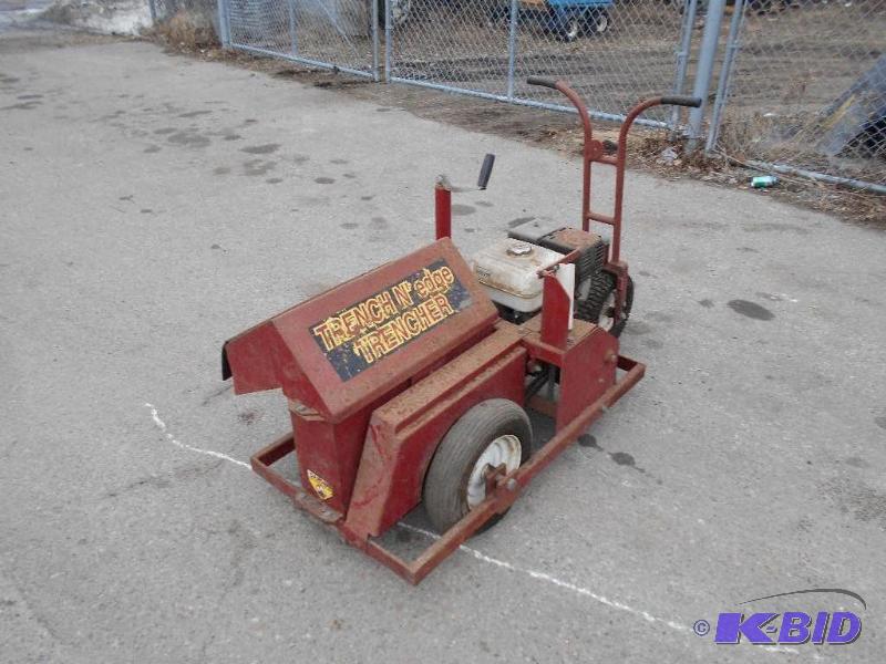 lot 8 image: Trench N Edge Trencher. Sells for over $1500 new.