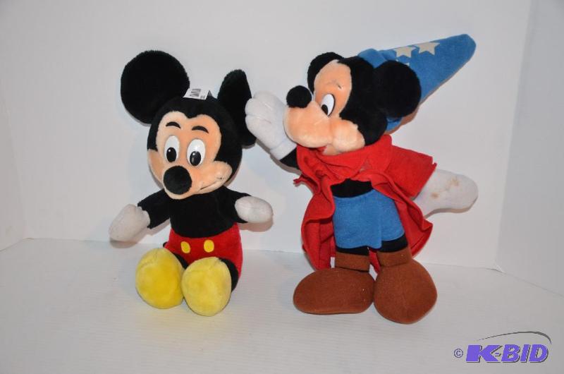 lot 107 image: Walt Disney world Mickey Mouse stuffed animal...