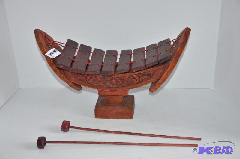 lot 13 image: Wooden Xylophone from Thailand   ...