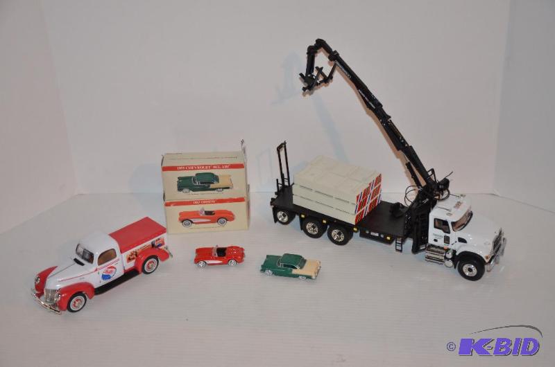 lot 136 image: 1955 Chevrolet Bel air model car approx. 3&qu...