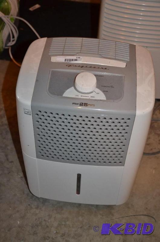 lot 158 image: Frigidaire dehumidifier model FOR2651- lower ...