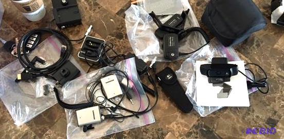 lot 164 image: Group of camera accessories for a gopro camer...