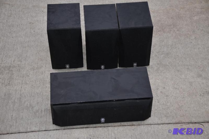 lot 170 image: 4 Yamaha speakers ( 3 of them are 5.75" ...