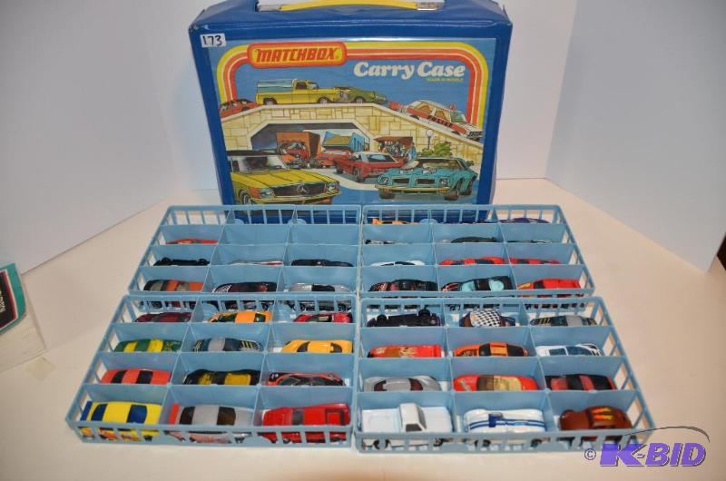 lot 173 image: Case of 43 Hot Wheels cars, in good condition...