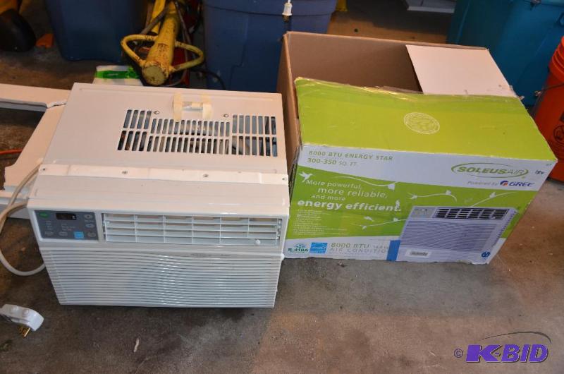 lot 184 image: Soleusair air conditioner 8,000 btu appears t...