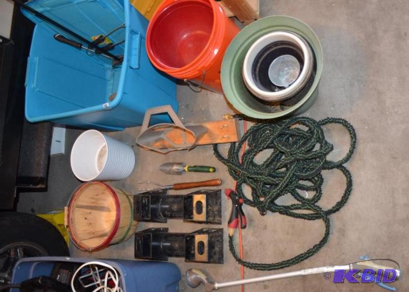 lot 188 image: yard tools...