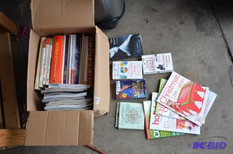 lot 202 image: lot of cookbooks and books...