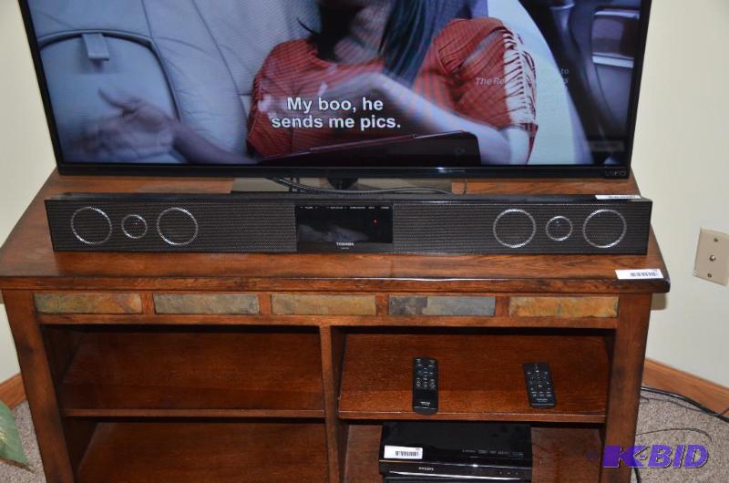 lot 57A image: Toshiba Soundbar speaker system SBX4250....