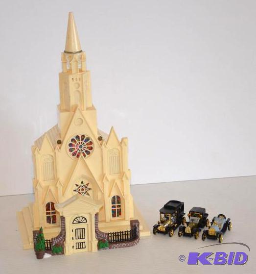 lot 75 image: Paramount Illuminated music cathedral. Model ...