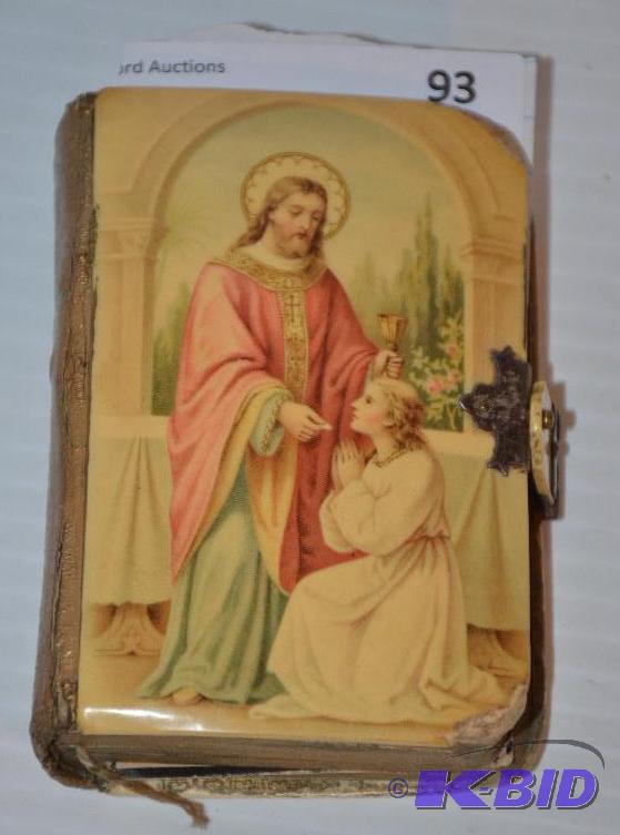 lot 93 image: Antique German Bible - 1902...