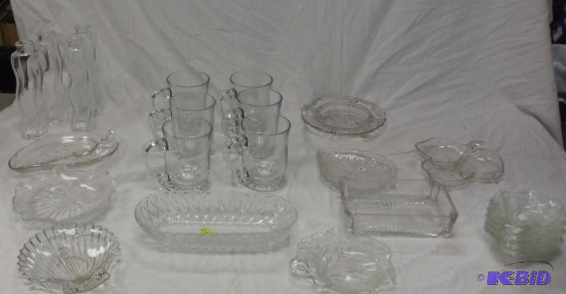 Assorted Clean Glassware