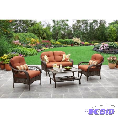 Better Homes and Garden 4 Piece Patio Conversation Set