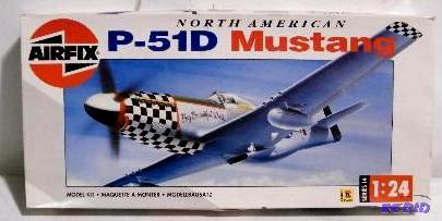 lot 114 image: P51D Mustang&nbspModel Airplane Kit - by Air...