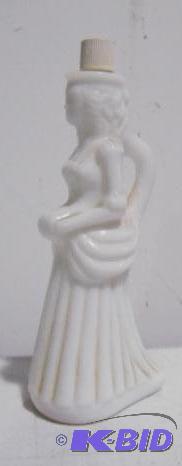 lot 253 image: Avon Woman with Handle - Empty - White milkgl...