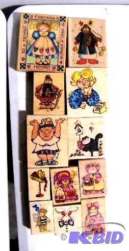 lot 285 image: Lot of 12 Stampers - All different ones - Mos...