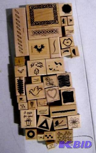 lot 288 image: Large Lot of 38 Stampers by Stampin Up - All ...