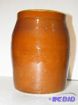 lot 29 image: Old Cookie Jar - 7.5" diameter x 9"...