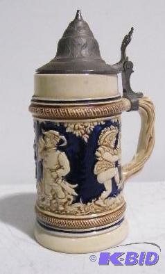 lot 296 image: Beer Stein - 327 HOHP - JNB - Made in French ...